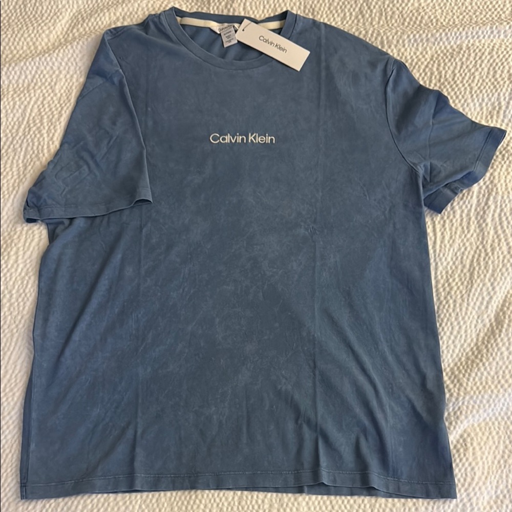 Calvin Klein Blue Short Sleeve Tee